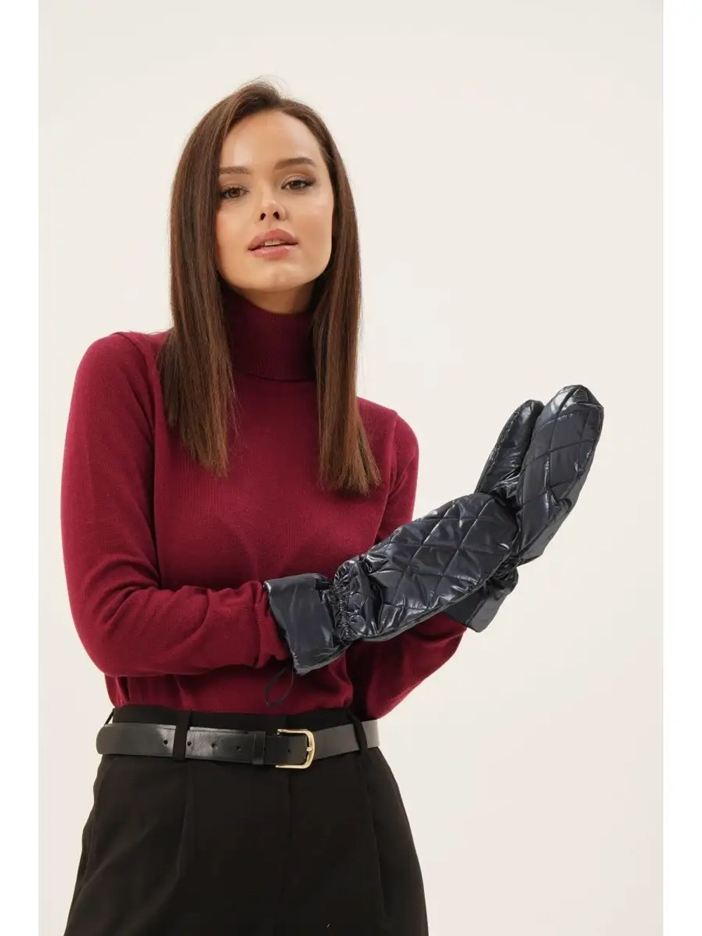 Рукавицы AVI VARYA 39 синий перламутр