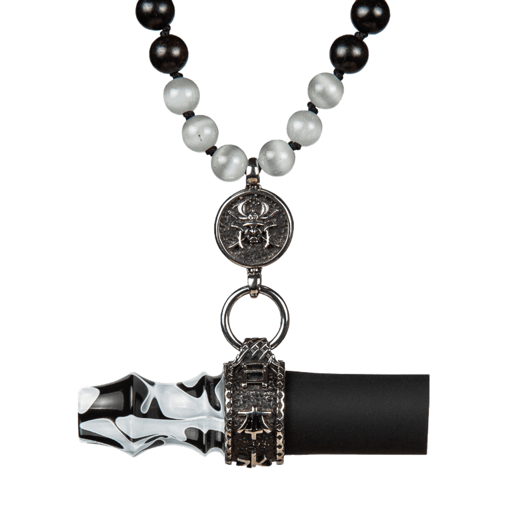 Индивидуальный мундштук Japona Mouth Tip Samurai Beads White (Белый)