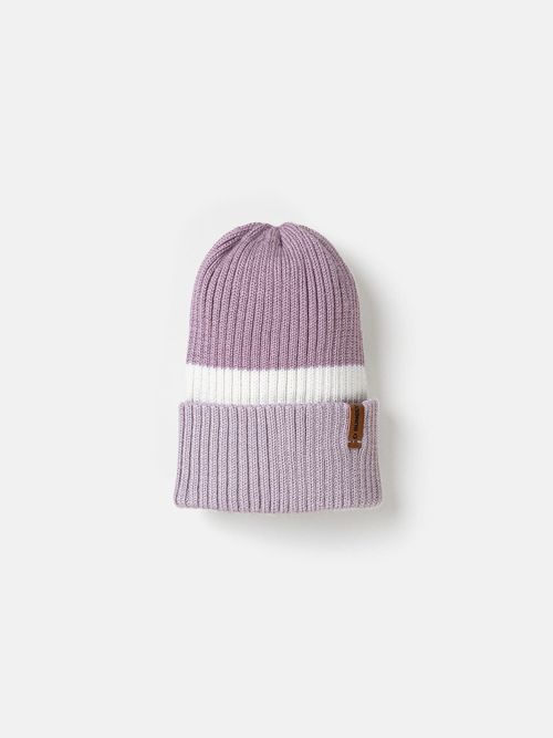 Шапка тыква из смесовой шерсти однослойная Колор блок 