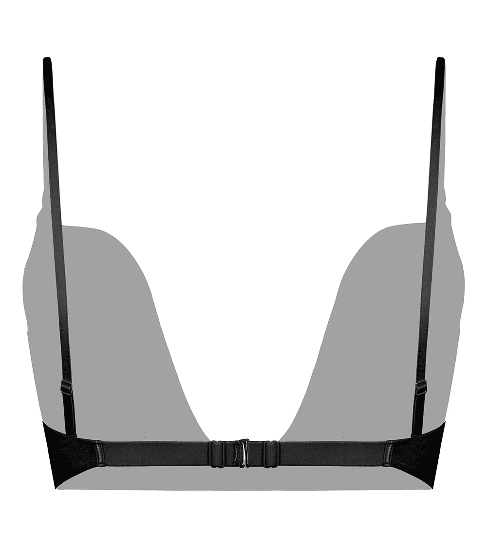 Бюстгальтер Ultimate Plunge с заниженным поясом (Размер: 70A) (Цвет: черный)