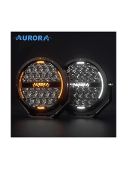 Светодиодные фары комбинированного света AURORA 178 мм 120W с ДХО (комплект 2 шт)