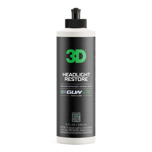 3D Полировальная паста для фар GLW Series Headlight Restore 8Oz , 355OZ08