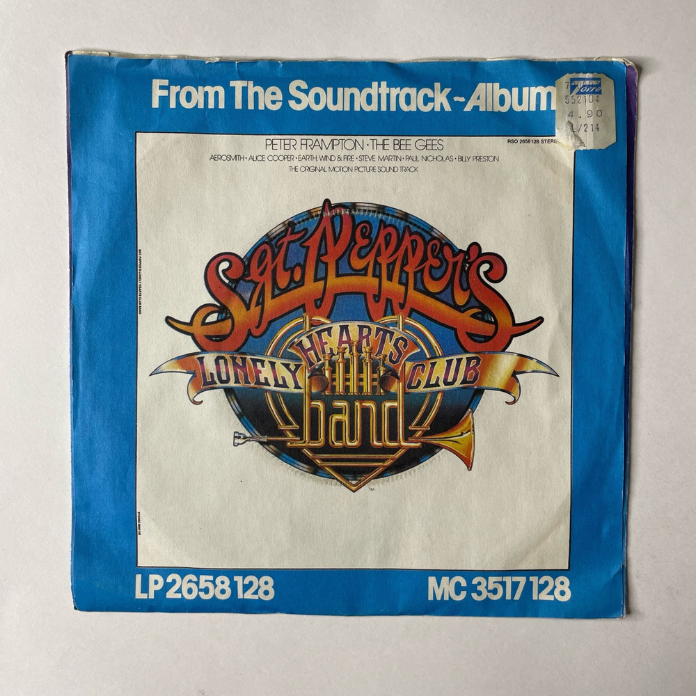 Винтажная виниловая пластинка 7 дюймов (маленькая пластинка) Robin Gibb Bee Gees Oh Darling (Германия 1978)