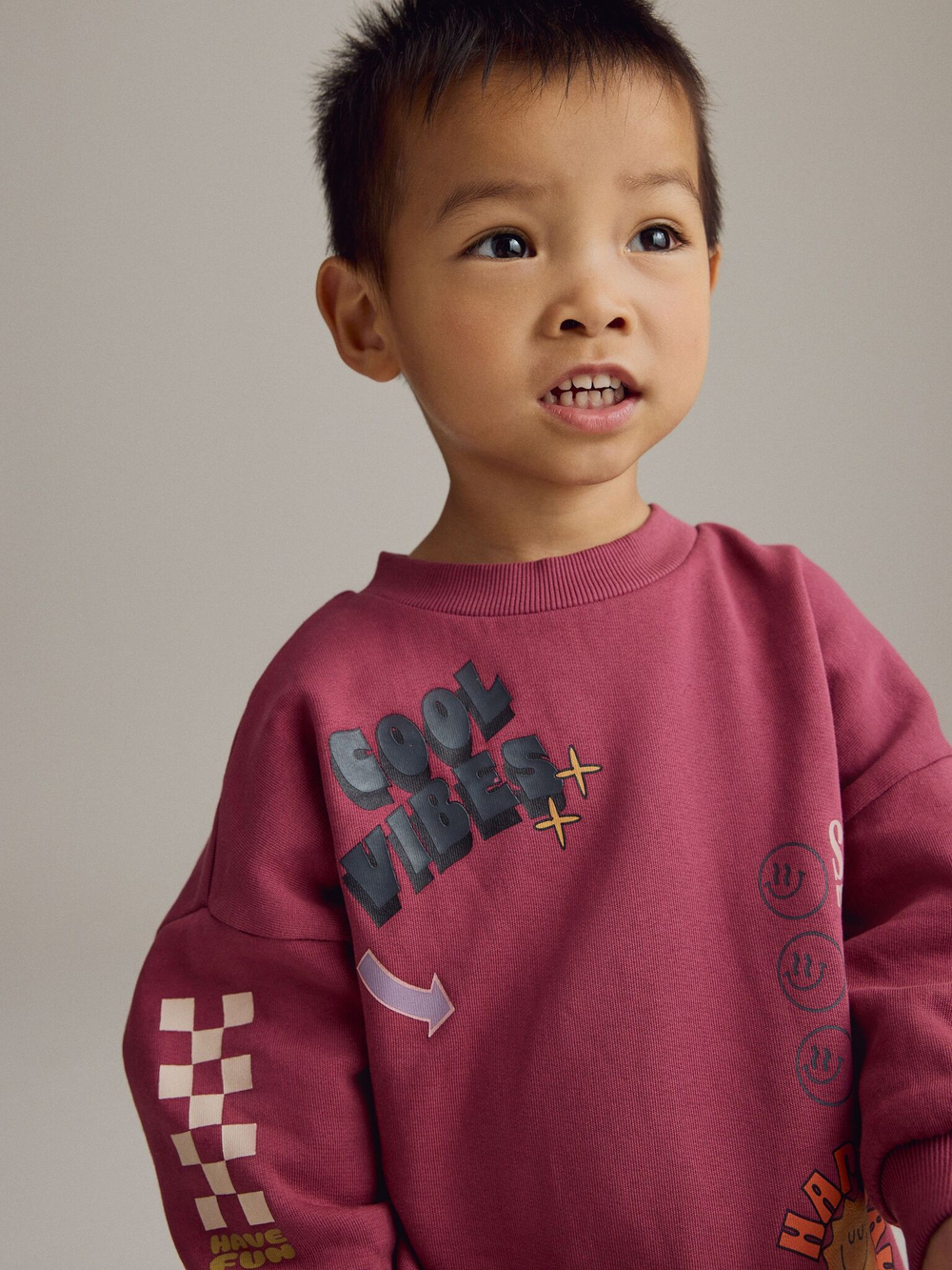 Лонгслив и брюки в комплекте для мальчика Next B81-531, Красный, Темно-серый