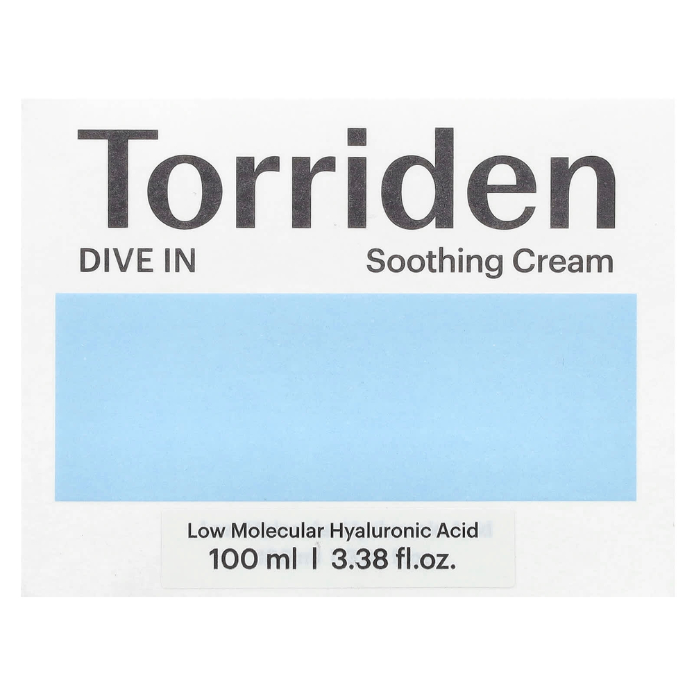 Torriden, Успокаивающий крем для дайвинга, 100 мл (3,38 жидк. унц.)