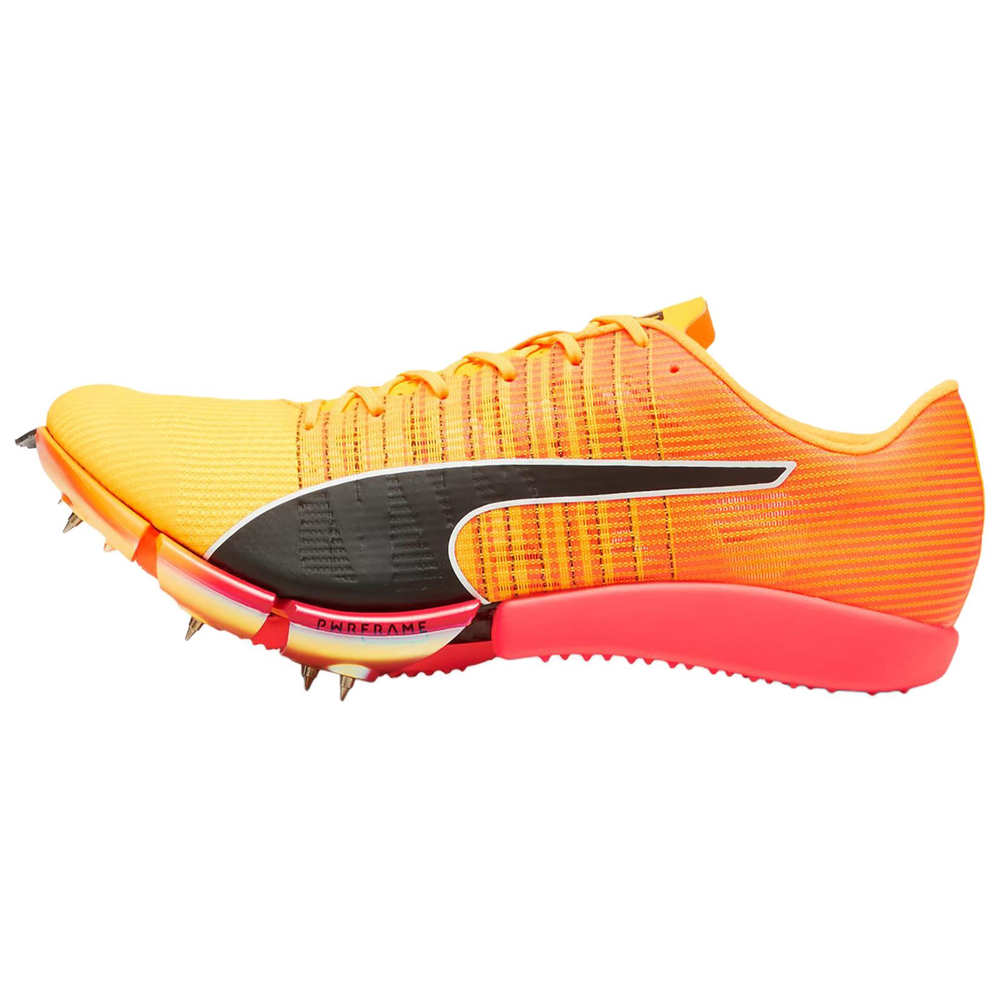 PUMA EvoSPEED NAIO Jump NITRO Orange Yellow Track And Field Shoes Unisex Low top