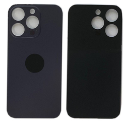 Задняя крышка для Apple iPhone 14 Pro Темно-фиолетовый (широкий вырез под камеру) - Премиум