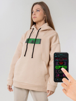 Худи с LED экраном Cyber hoodie