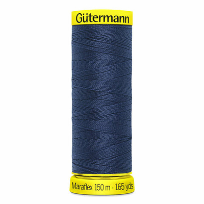 Нитки для трикотажа Gutermann Maraflex 120 (150 метров), 5 кат. | 013 синий