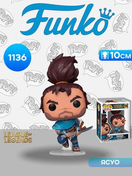 Фигурка Funko POP! Games League of Legends Yasuo (1136) 86112 / Фигурка Фанко ПОП! по мотивам игры "Лига легенд", Ясуо