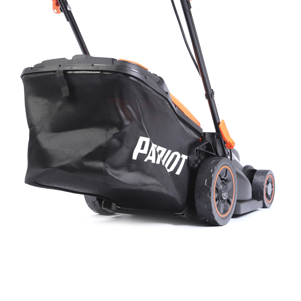 Газонокосилка электрическая PATRIOT PT1737E Lux, 1,7кВт, 37см, 40л + мульч.