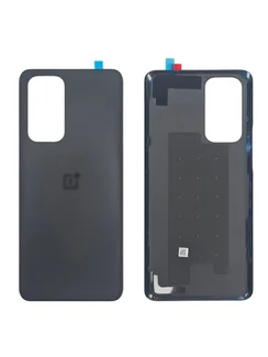 Задняя крышка для OnePlus 9 Pro черная (Stellar black) без стекла камеры