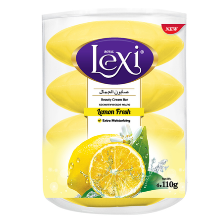 Мыло туалетное Royal Lexi BOX Свежий лимон 4*110 гр