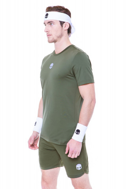 Мужская теннисная футболка Hydrogen Tech Tee - military green