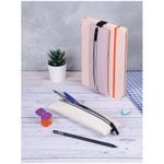 Пенал 1 отделение, 200*70 Berlingo "Original white", экокожа