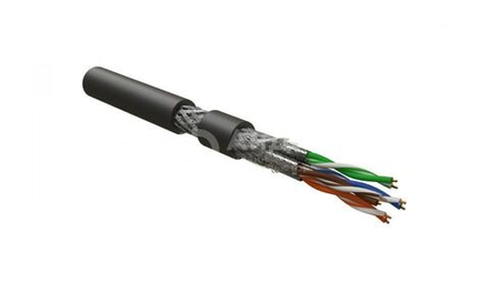 Кабель интерфейсный промышленный Hyperline ISFTP4-C6A-P23/7-SHF2-BK