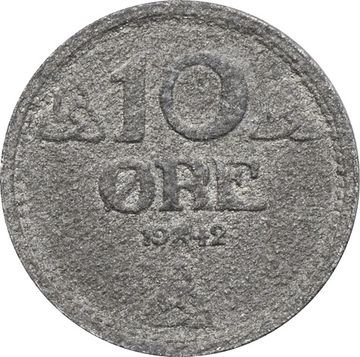 10 эре 1942 Норвегия