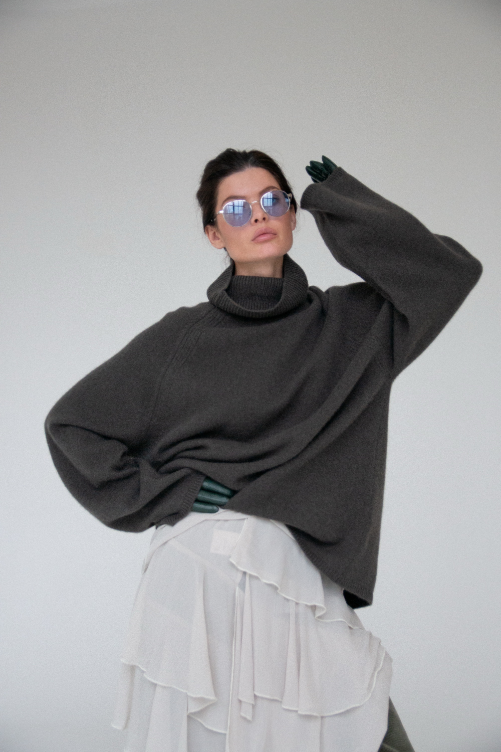 Свитер из 100% овечьей шерсти