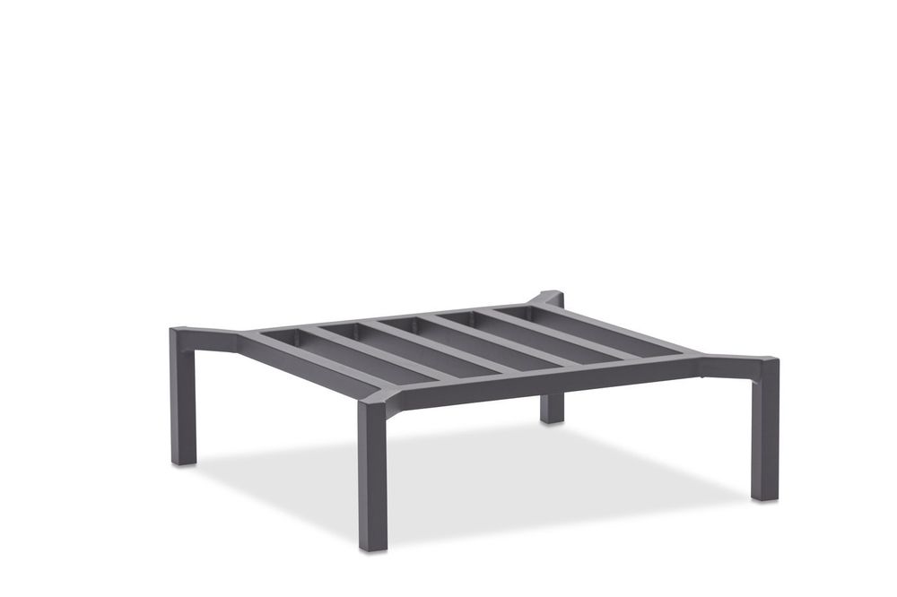 Stockholm, пуф антрацит/серый, алюминий