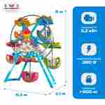 Аттракцион колесо обозрения «Радуга» — 8 м, 5 кабин, до 10 человек