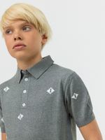 Поло для мальчика с коротким рукавом AT1084 серый