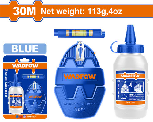 Шнур-отвес малярный 30 м (10/40) WADFOW WHX1630