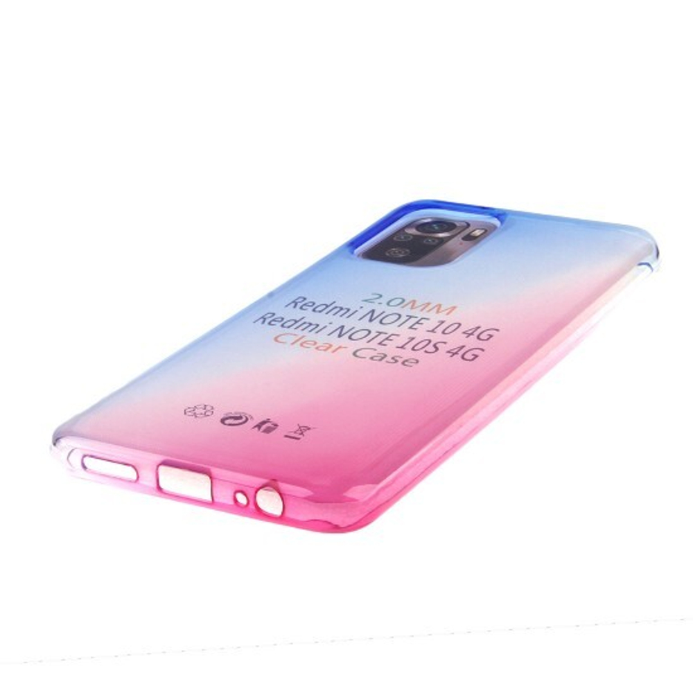 Чехол для Xiaomi Redmi Note 10/10S Градиент, ТПУ, 012964