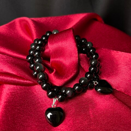 Браслет из Обсидиана (радужный)