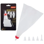 Мешок кондитерский с 6 насадками, ORNAMENTO, Mallony