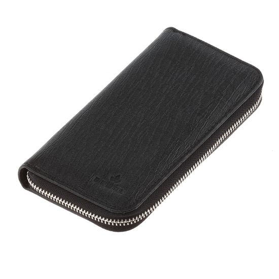 Мужской набор DEWAL для бороды, усов и ногтей серии "FOR MEN", 5пр. Инструменты: ножницы для бороды и усов, книпсер, расческа для бороды и усов, пилка металлическая 12,5 см, пинцет скошенный. Футляр: натуральная кожа, цвет черный