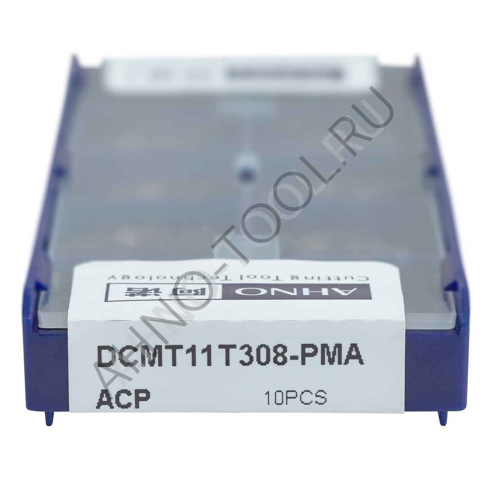 Пластина твердосплавная ISO DCMT11T308-PMA ACP10E AHNO по стали, чистовая