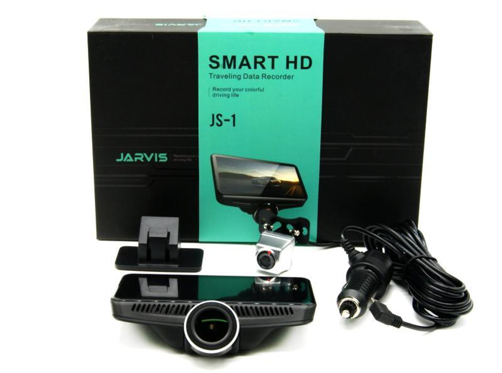 Автомобильный видеорегистратор Jarvis JS-1 + камера (черный)