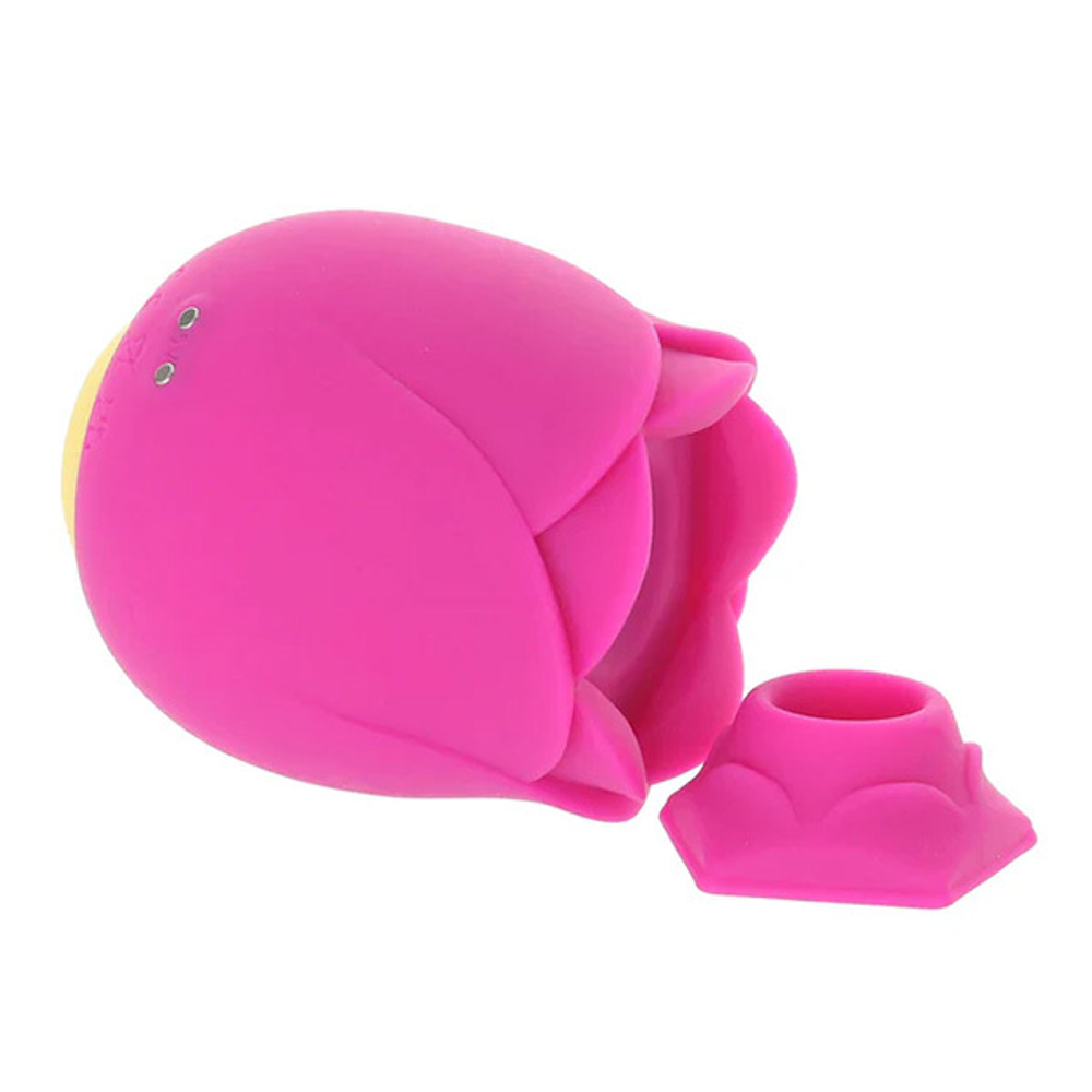 Бесконтактный клиторальный стимулятор 7,6см Romp Suction Rose Clitoral Stimulator RP301SG4