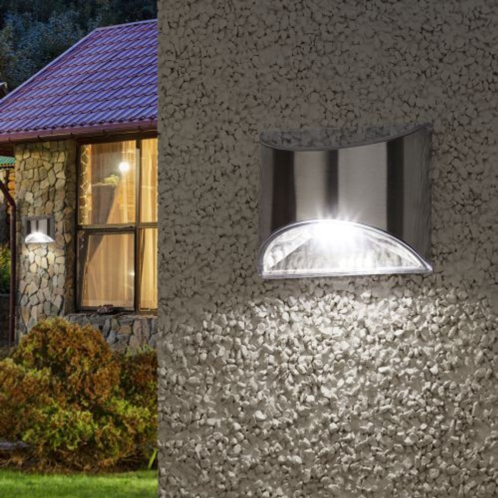 Подсветка фасадная ERAFS024-38 Хром 4LED 7лм солнечная батарея ЭРА Б0044251 Подсветка фасадная ERAFS024-38 Хром 4LED 7лм солнечная батарея ЭРА Б0044251