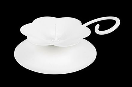 Подсвечник "Цветок" белый, 9х9х3 см  металл