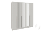 Шкаф Мадрид 2;0 с 3 ящ. внутри с зеркалом (кашемир)
