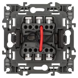 Выключатель ЭРА Серия 12 12-1105-01М двойной с подсветкой, 10АХ-250В, белый матовый