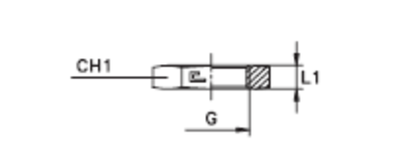 Гайка шестигранная BSP 1/4 CH19