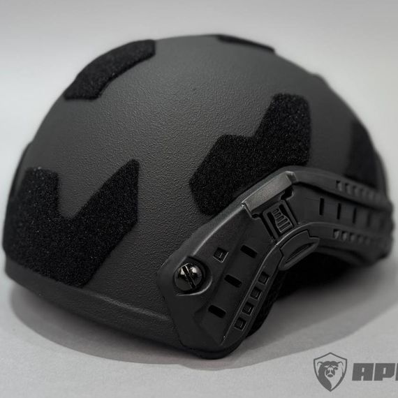 Шлем FAST Ops-Core без ушей с системой регулировки Венди, черный