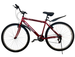 Велосипед Bike Dragon 26" 21скор (ст.рама,SunRun, Жесткая вилка, тормоз V-brake) BD-1-26-3 красный