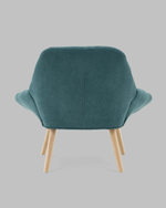 Кресло Олби Страйпс тёмно-бирюзовый