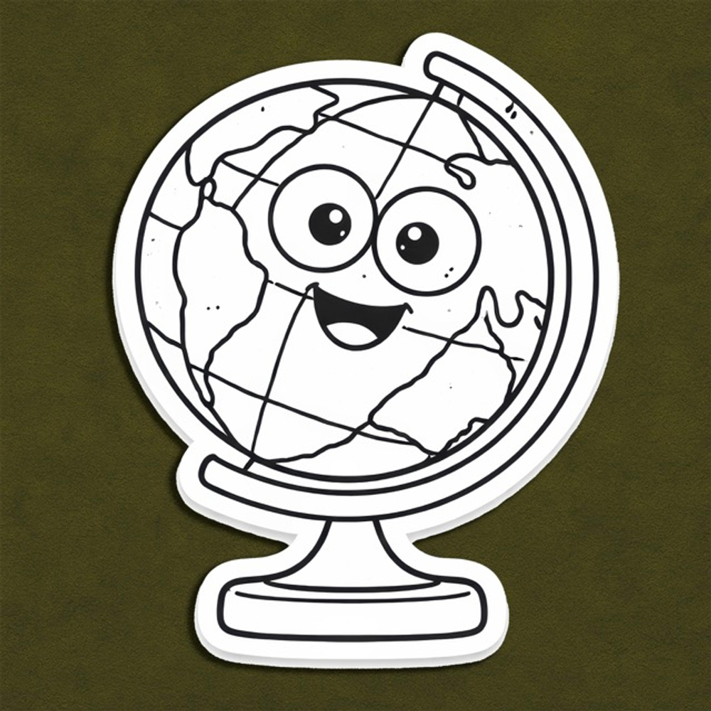 Глобус (улыбка) - декор для фотосессий