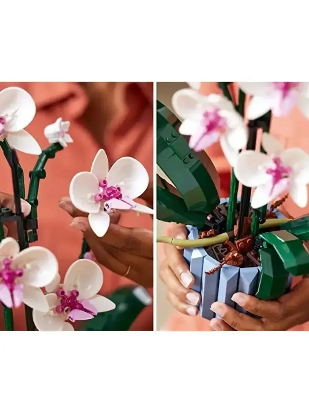 Конструктор Цветы Орхидея 608 деталей 6208