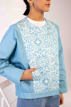 Куртка-жакет L/ XL (принт 203-01) Adili