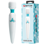 Белый wand-вибратор Cloud - 25 см. (Цвет: белый)