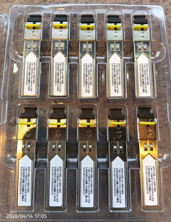Трансиверы (пара) WDM SFP, одноволоконные, SC, 1,25Gb/s, 1550/1310нм,, SM волокно, 20км дальность, DDM