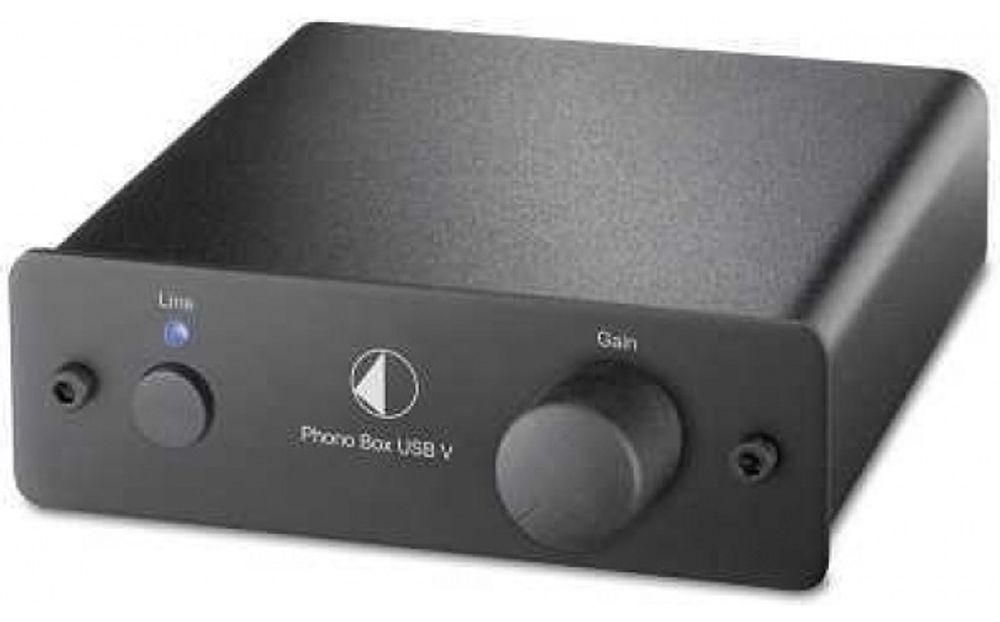 Аудиоусилитель Pro-Ject Phono Box USB V серебристый