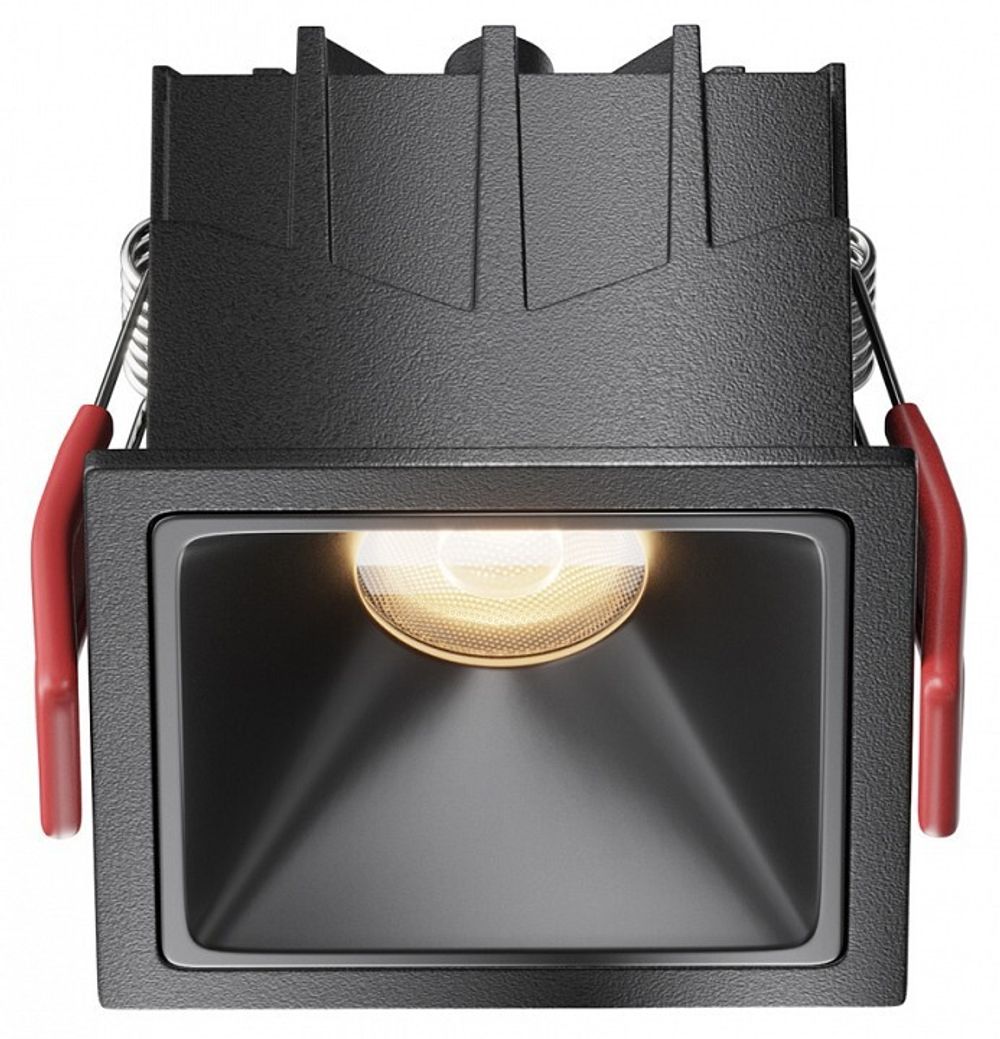 Встраиваемый светильник Maytoni Alfa LED DL043-01-10W3K-SQ-B-1