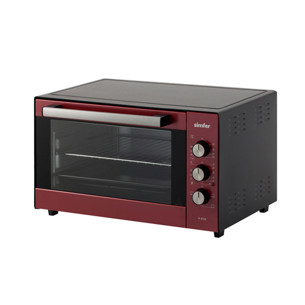 Электропечь Simfer M3524 красный