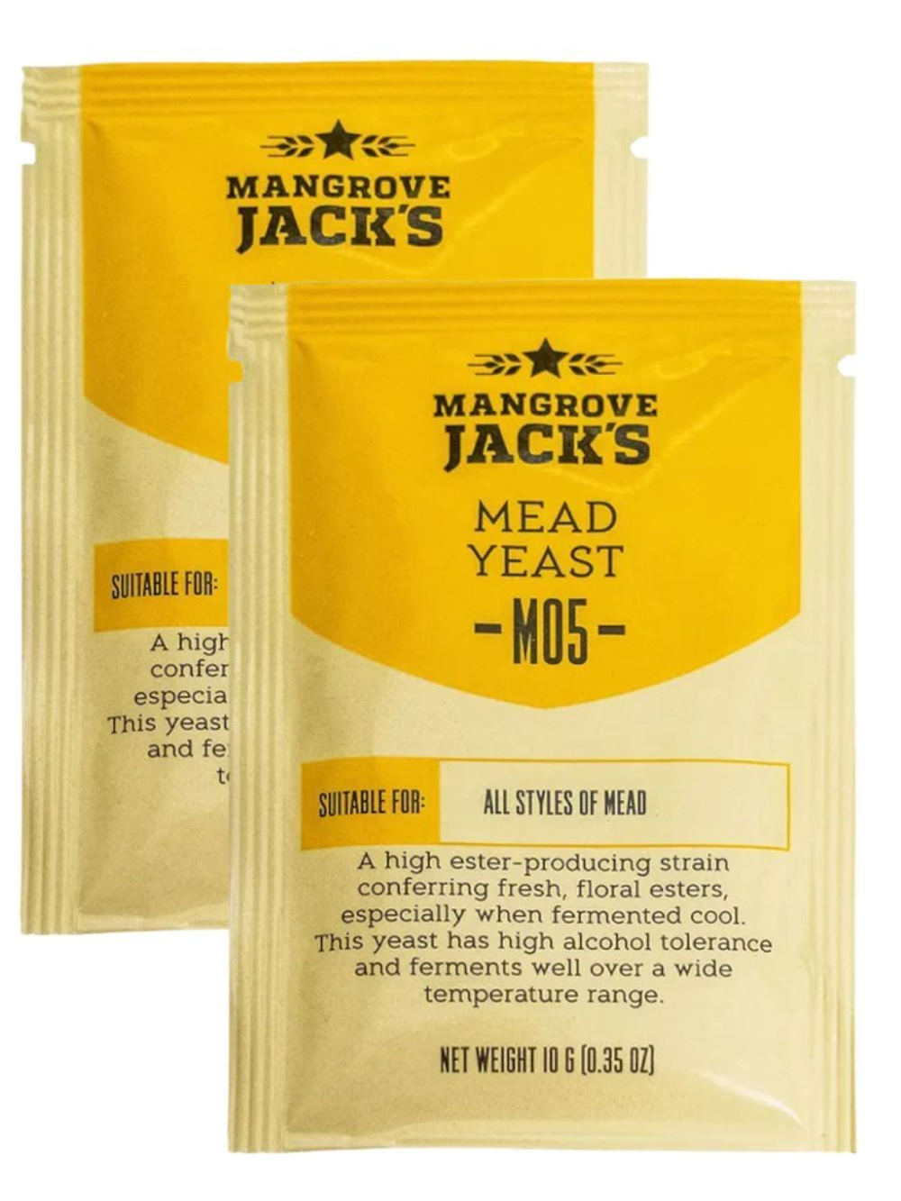 Дрожжи для медовухи Mangrove Jack's "Mead M05", 10 г x 3 шт